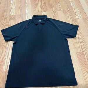 RHONE Black Polo Shirt
